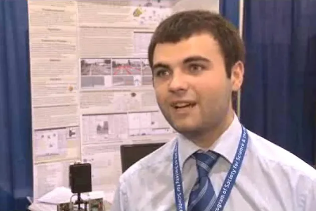 Budisteanu, 19, of Romania, was awarded first place at this year’s Intel International Science and Engineering Fair