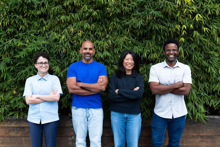 Unconventional AI co-founders&nbsp;Sara Achour, from left, Naveen Rao, MeeLan Lee and Michael Carbin.