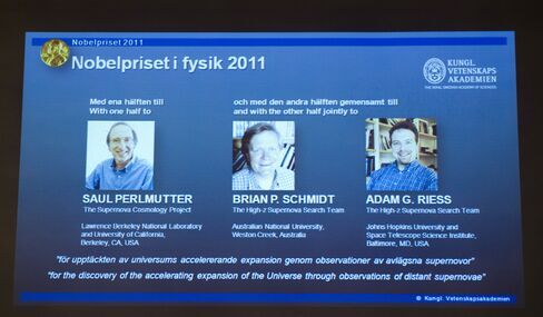 Scientists Win Physics Nobel for Dark Universe Discovery