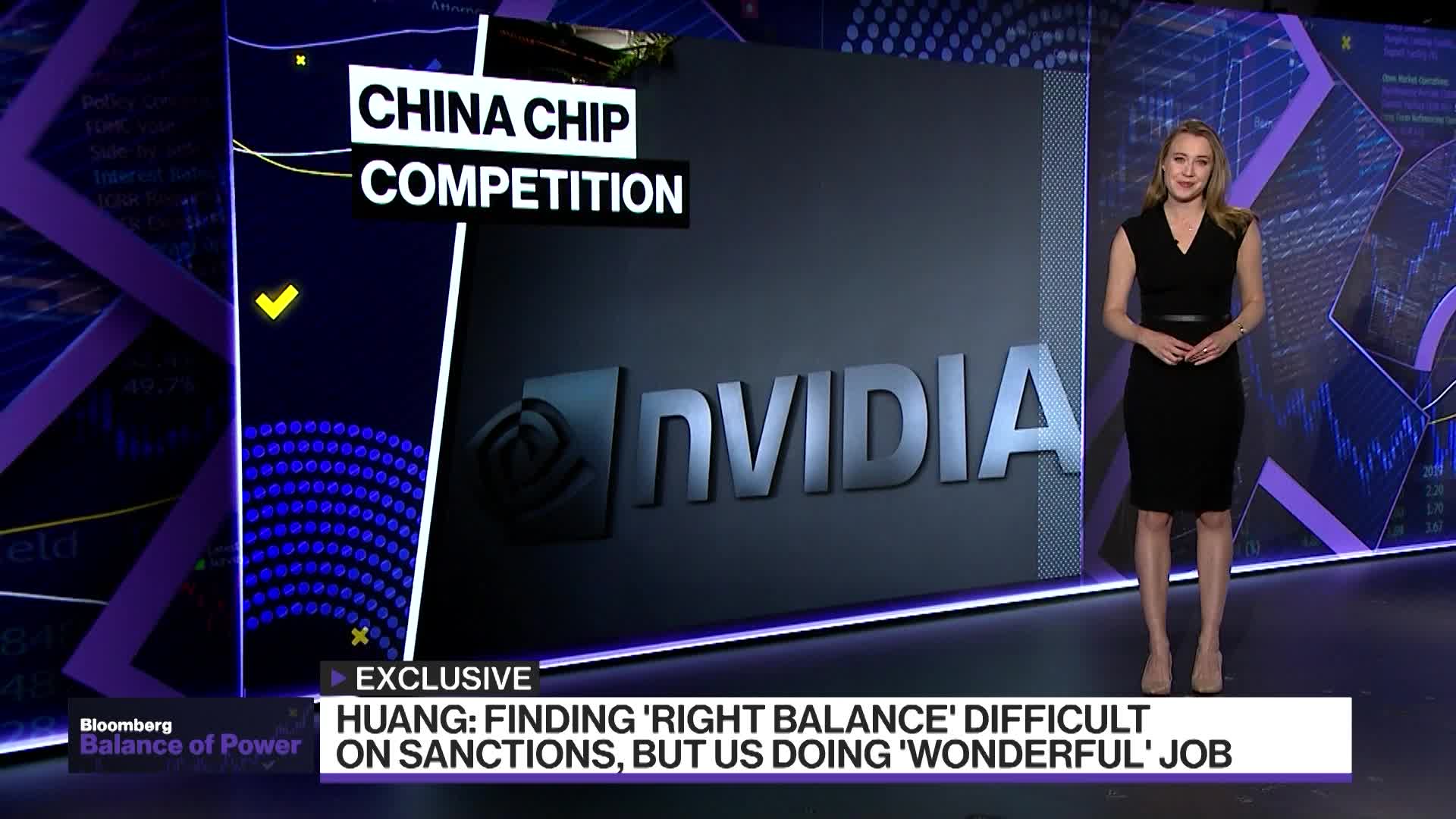 Watch Nvidia's Huang on China, Export Controls - Bloomberg