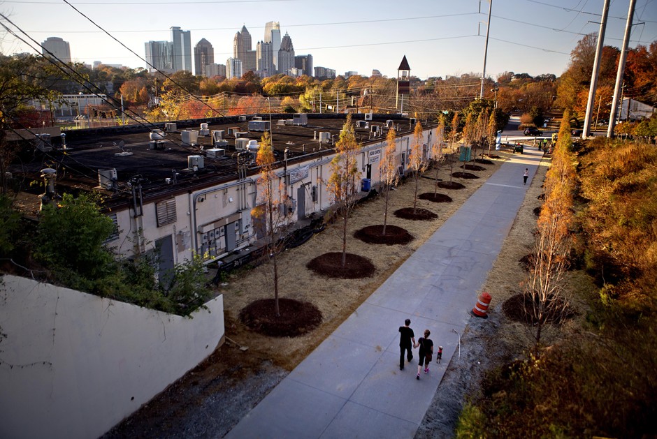 A view of the Atlanta BeltLine.