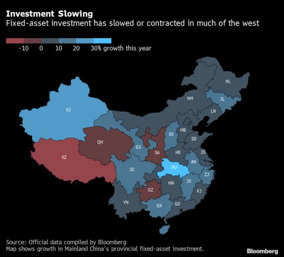 China’s Regional Hinterland Suffers as Beijing Reins In Debt