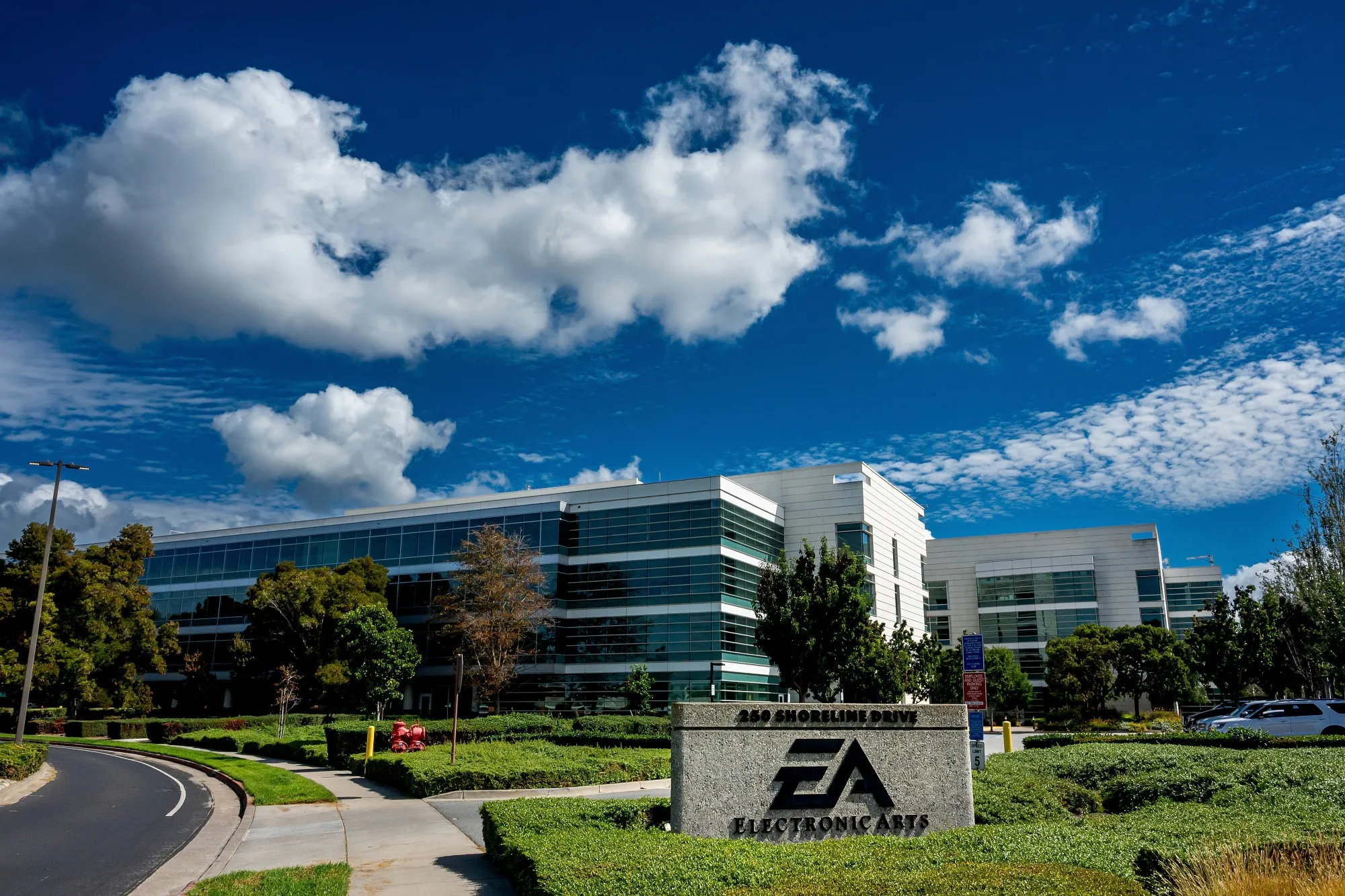 The Electronic Arts headquarters in Redwood City, California.