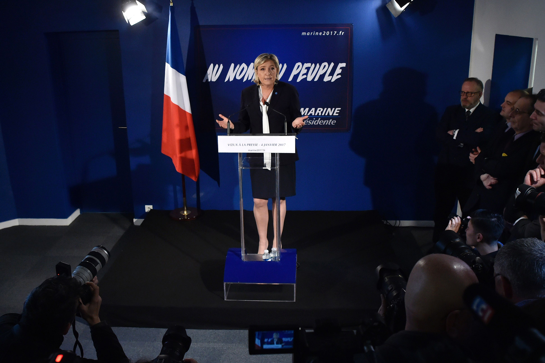 Le Pen Gains in French Polls as Security Concerns Win Voters