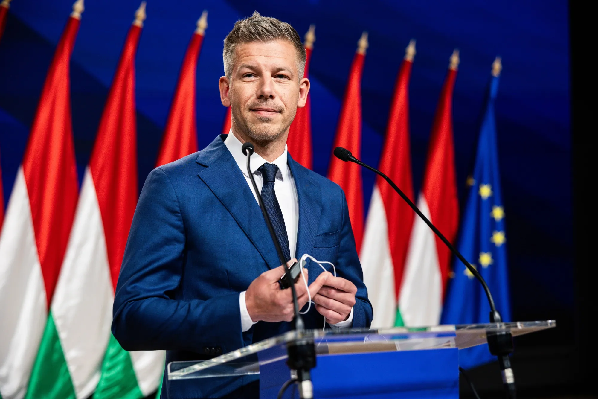 Incoming Hungarian Prime Minister Peter Magyar