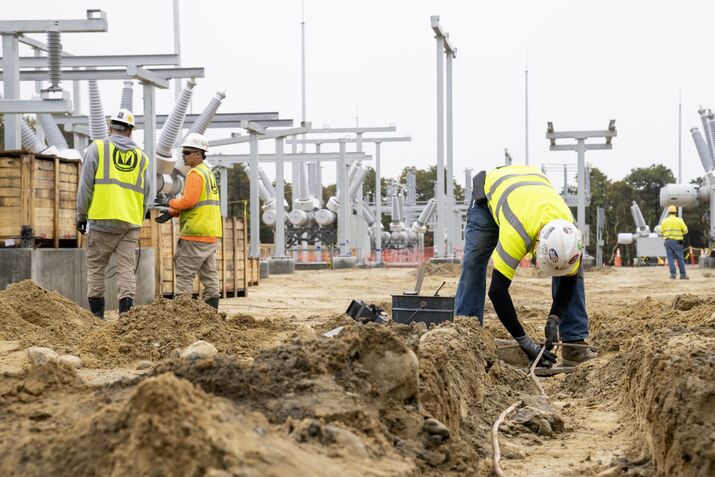 Giant Drill Near Hamptons Beach Marks Offshore Wind's US Arrival