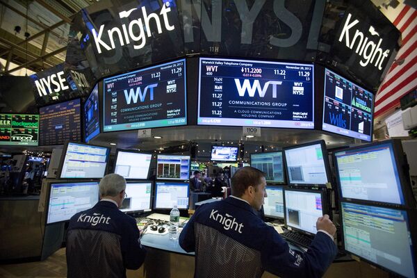 Inside The NYSE As Global Stocks Drop With Commodities on Fiscal Cliff Concern