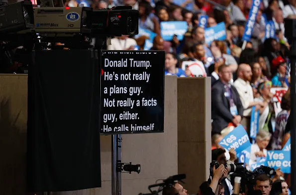 A message for the big tent.

