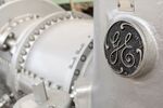 A gas turbine from the 1940's at the General Electric Co. Power &amp; Water plant in Greenville, South Carolina, on March 18, 2015.
