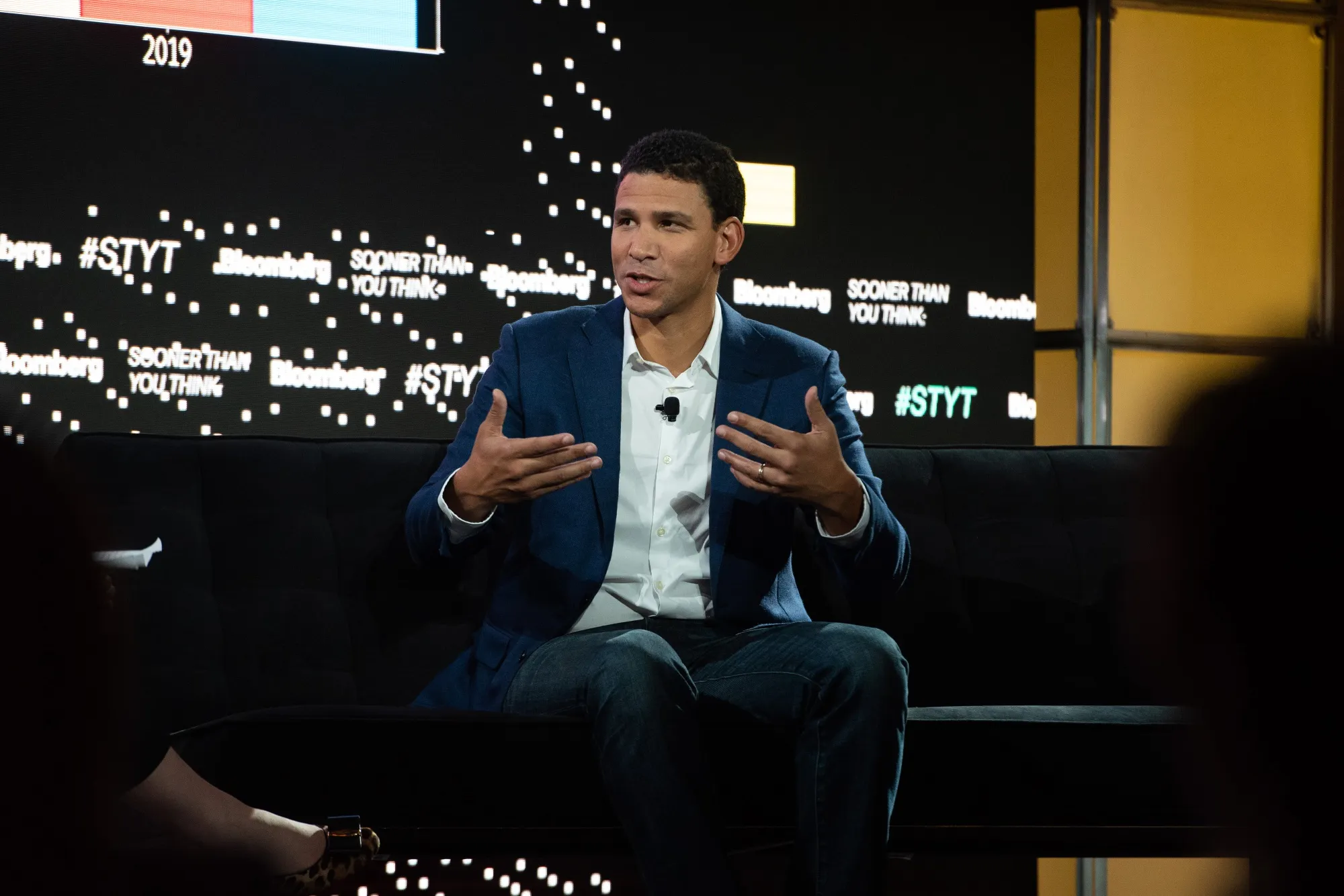 Robert Reffkin, founder and chief executive officer of Urban Compass Inc., speaks during a conference in New York.

Photographer Cate Dingley/Bloomberg
