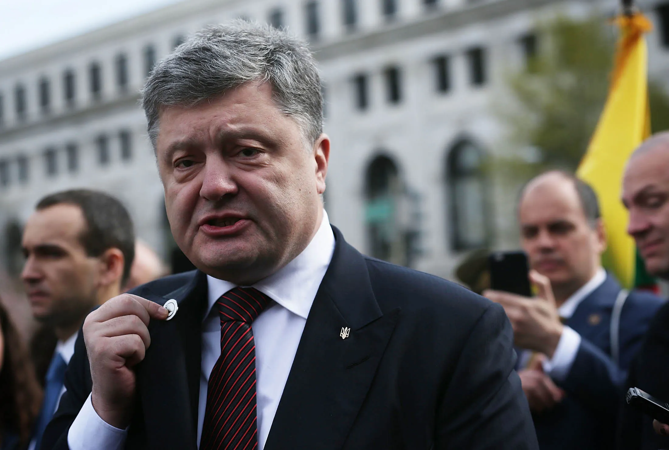 Ukrainian President Petro Poroshenko.
