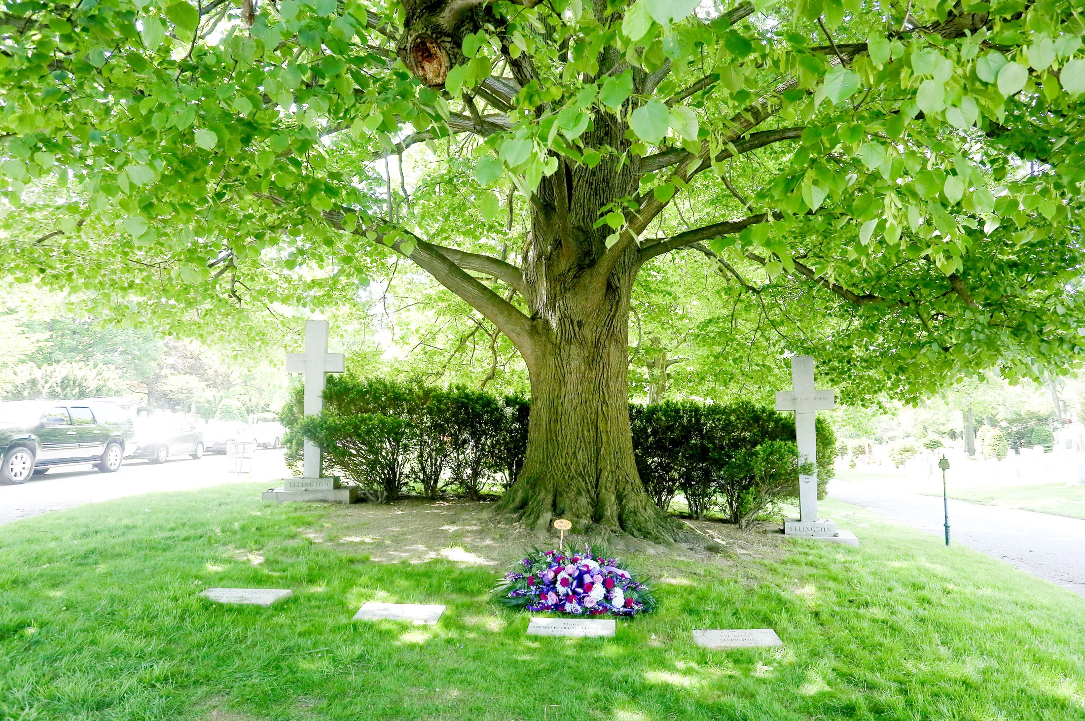 Duke&nbsp;Ellington’s grave at&nbsp;Woodlawn Cemetery in New York City.&nbsp;