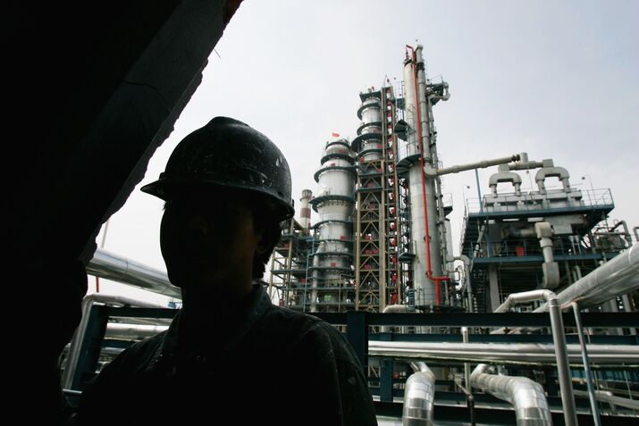 A refinery in China.