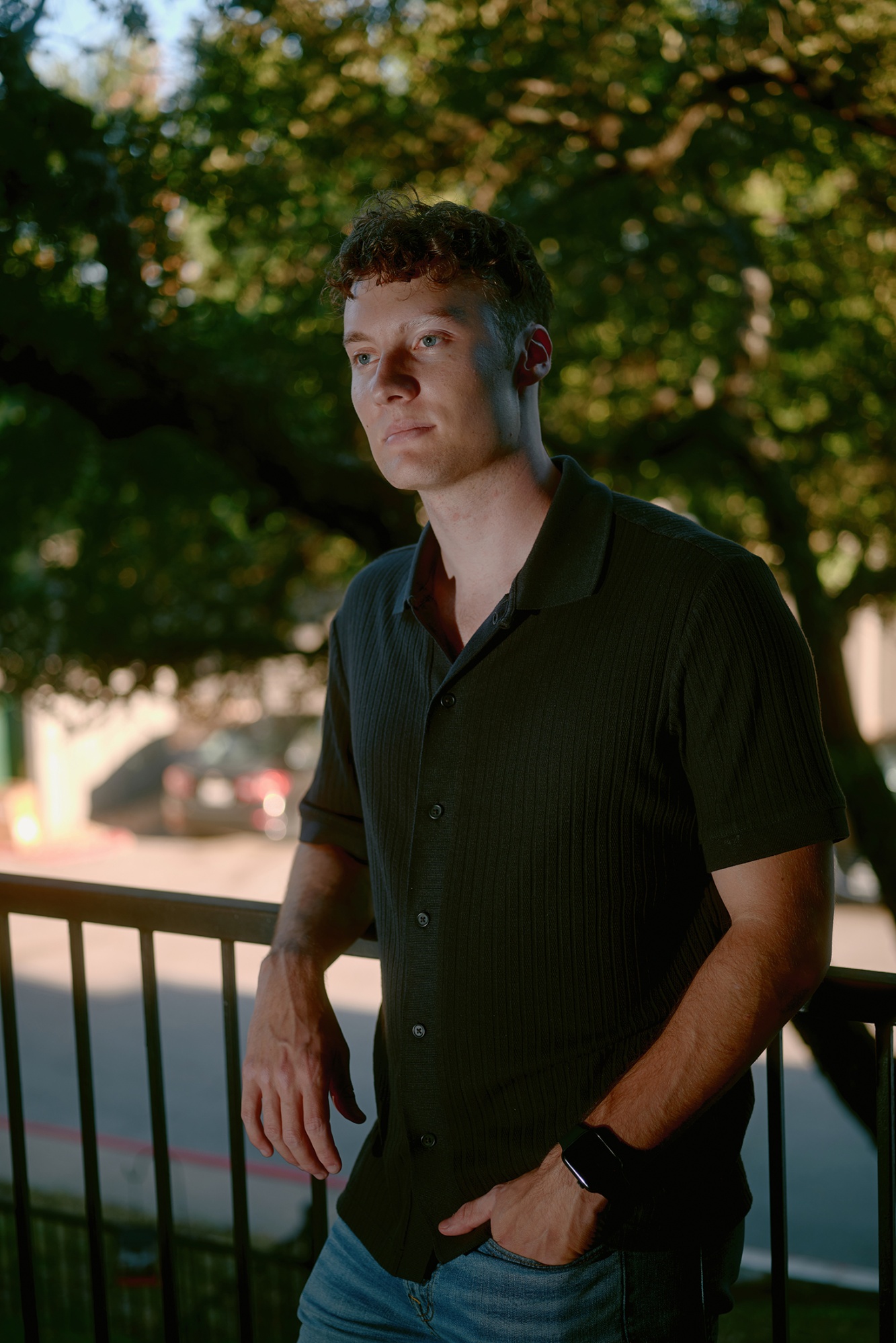 Jack Benedict at his home in Austin, Texas, US, on Thursday, September 26, 2024