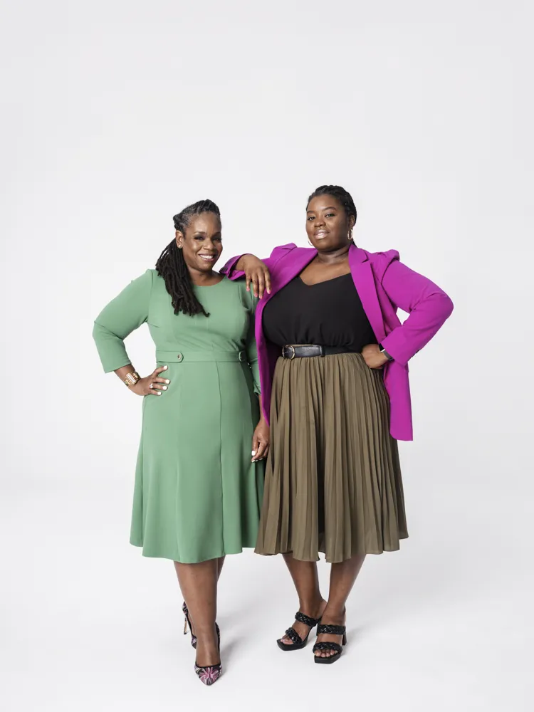 From left: Glynda Carr,&nbsp;president and CEO of Higher Heights for America, and L. Joy Williams,&nbsp;chair of the organization’s political action committee.