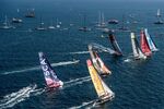 Aerial view of the fleet during the In-Port Race in Alicante, Spain on Oct. 4