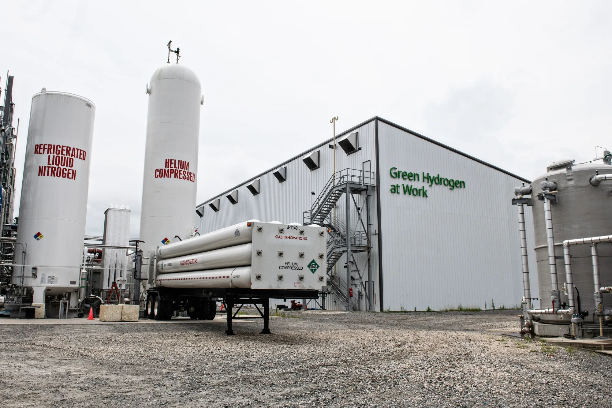 The Plug Power Inc. liquid green hydrogen plant in Woodbine, Georgia.