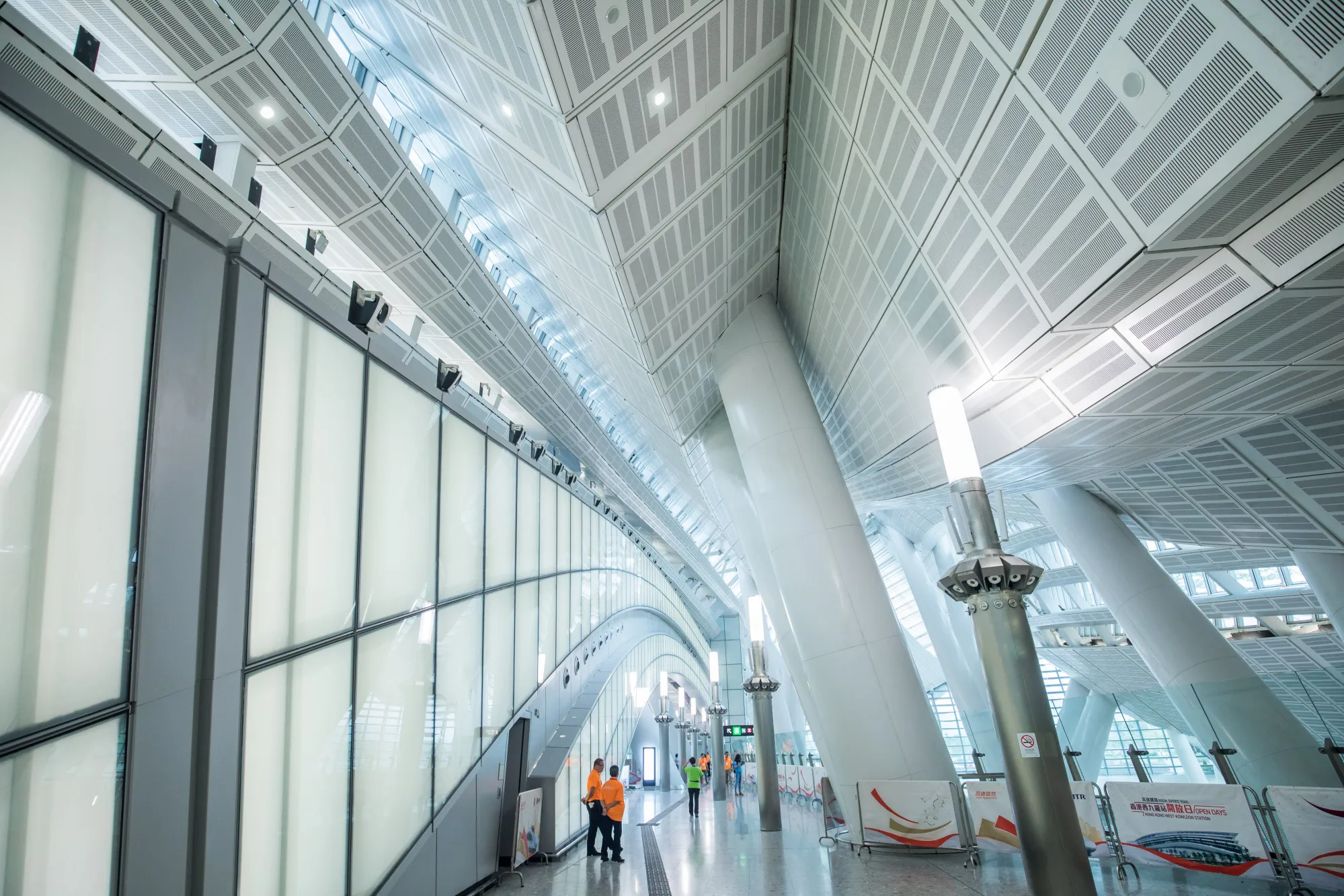 The&nbsp;West Kowloon Station of the Guangzhou-Shenzhen-Hong Kong Express Rail Link.&nbsp;