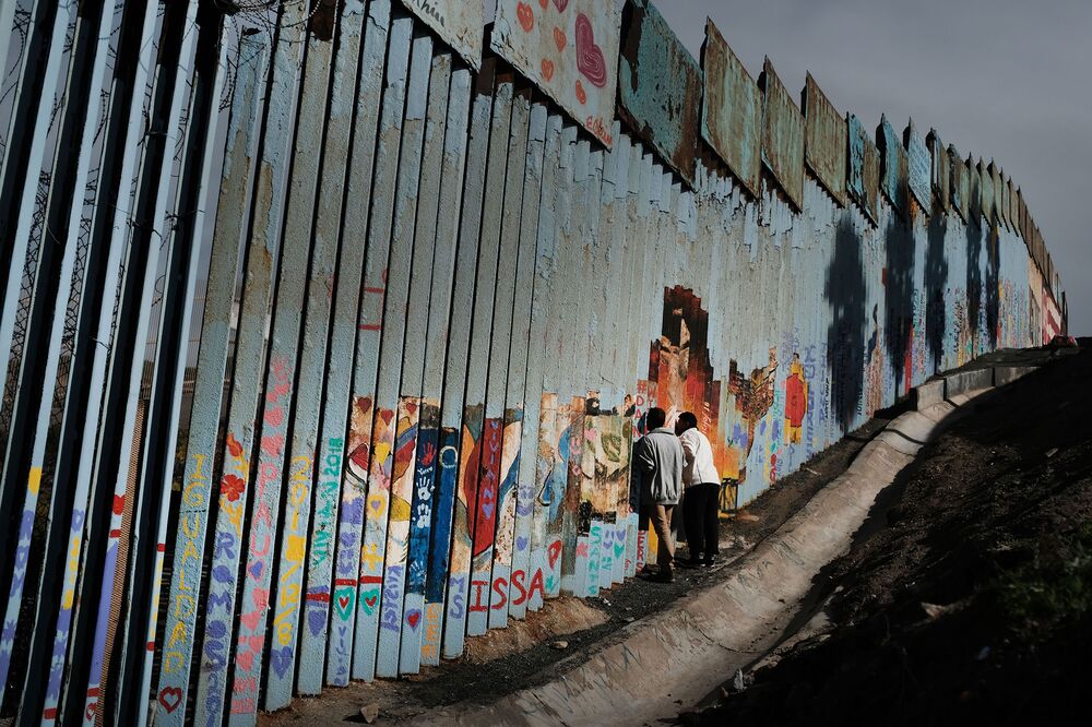 Border fence in Tijuana on Jan. 16.