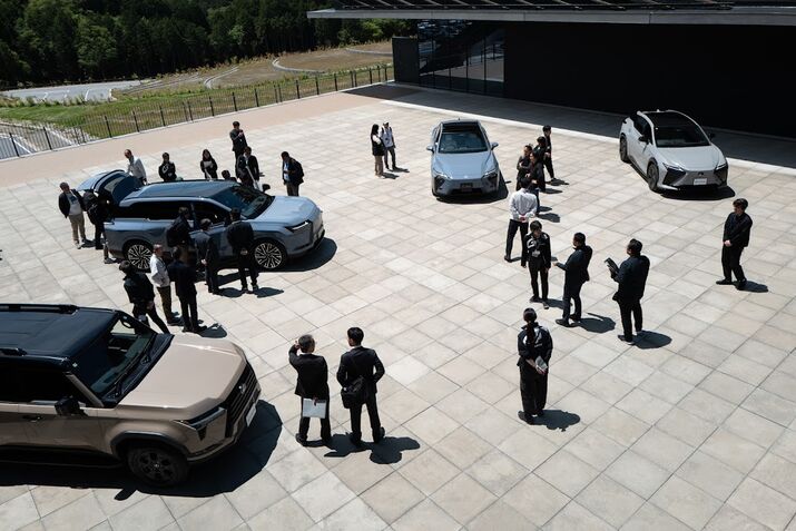 Toyota Motor Vehicles at Toyota Technical Center Shimoyama
