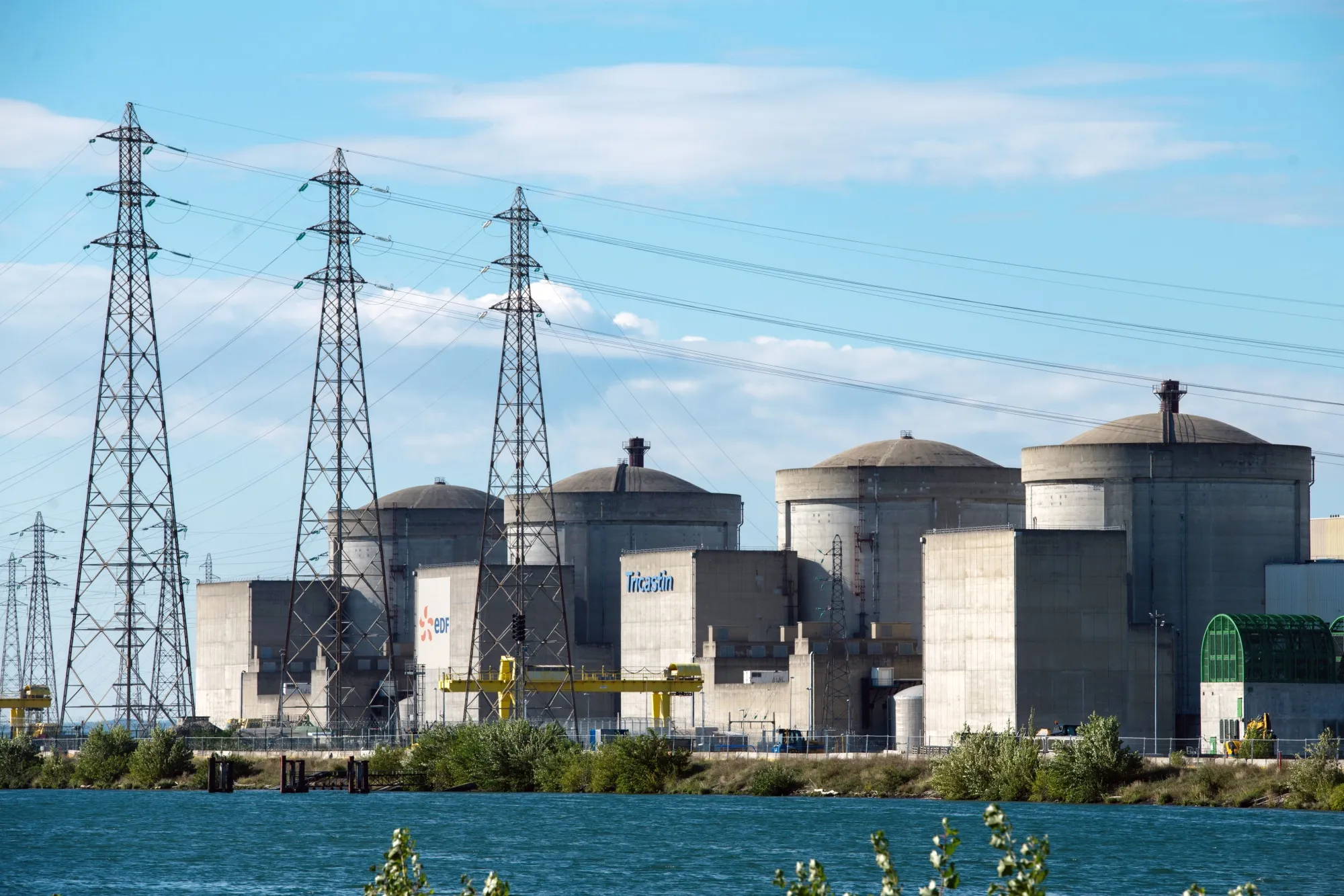 The Tricastin Nuclear Power Plant, operated by Electricite de France SA (EDF), in Saint-Paul-Trois-Chateaux, France.