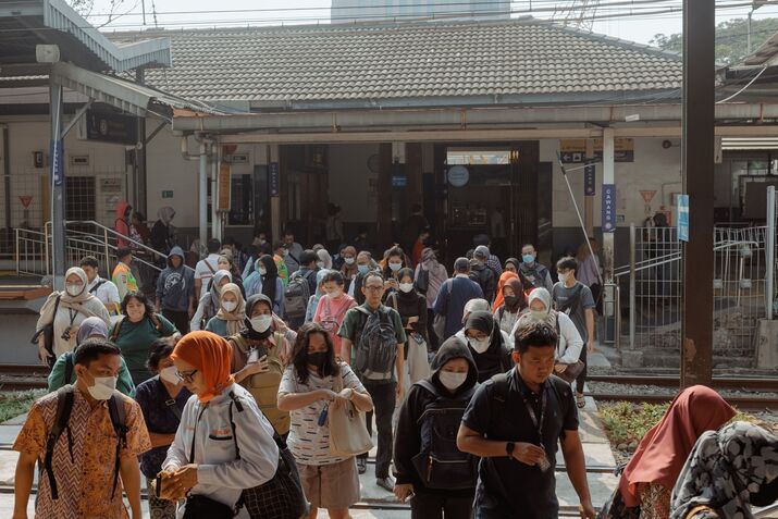 Jakarta Suffers Air Pollution At Unhealthy Levels
