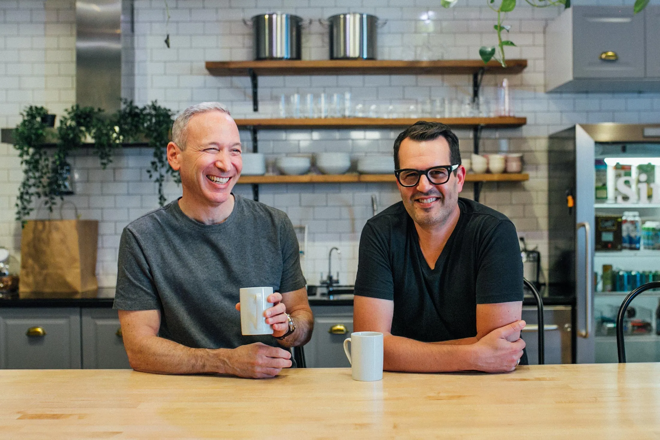 Daniel Schreiber (left) and Shai Wininger