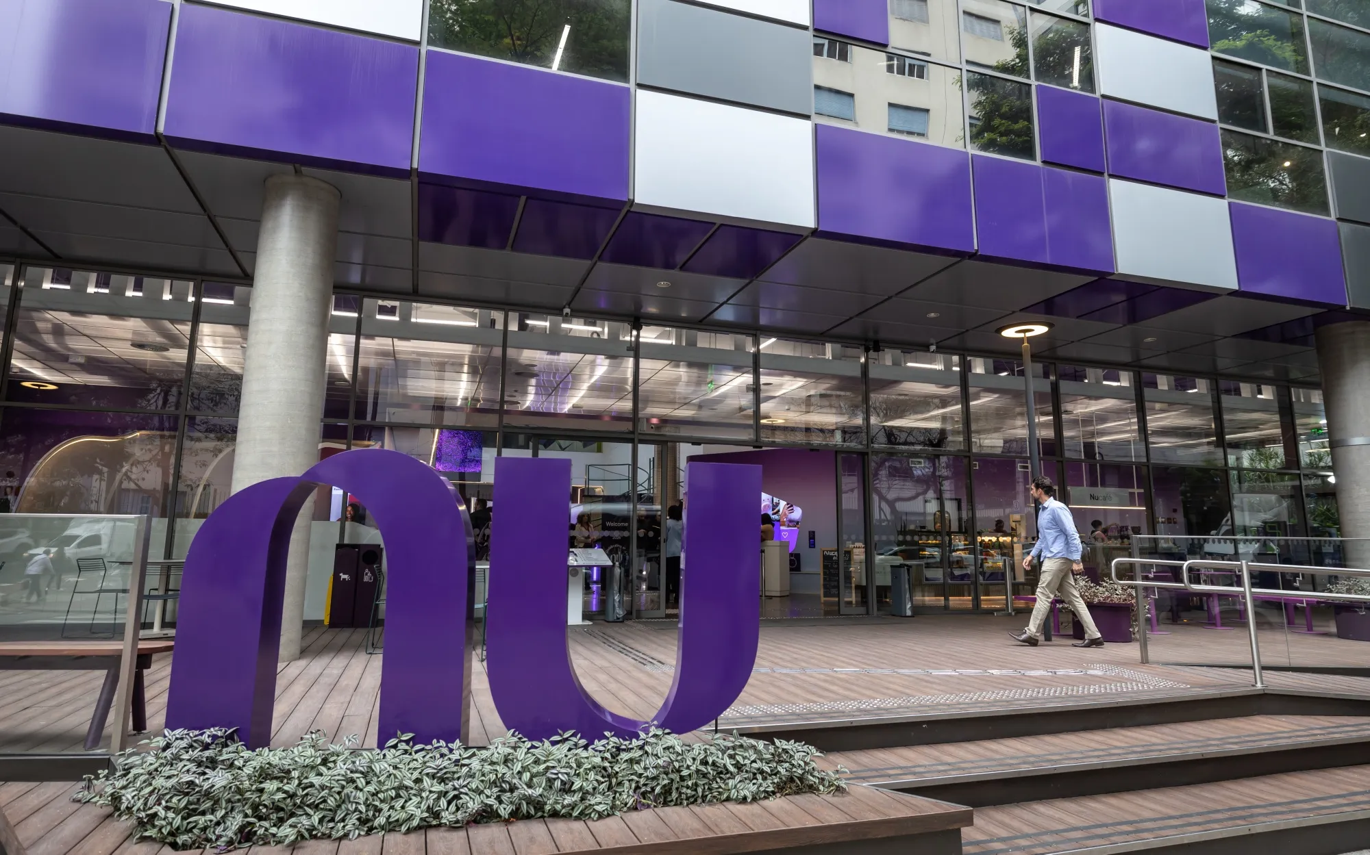 Nubank headquarters in Sao Paulo, Brazil.
