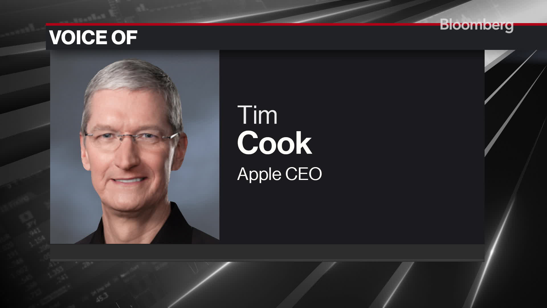 Watch Apple's Tim Cook On AI Concerns - Bloomberg