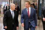 Jerry Brown and Arnold Schwarzenegger