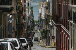 A street in the Old City of San Juan, Puerto Rico.