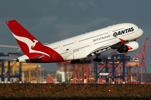 Images of Qantas Airways and Virgin Australia Aircraft Ahead of Full-Year Results