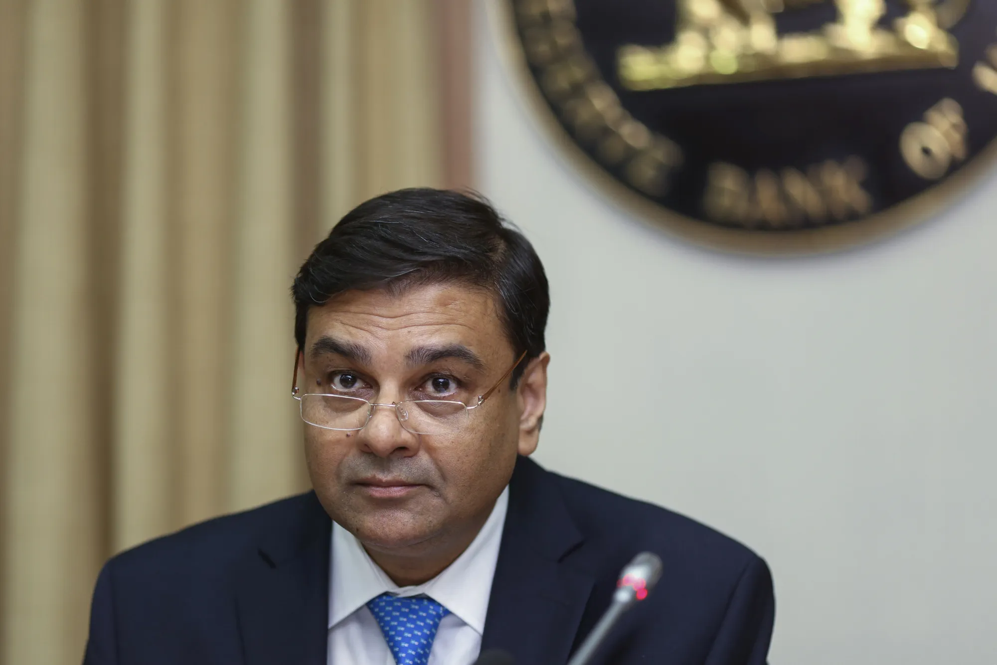 Urjit Patel, governor of the Reserve Bank of India, has been seeking to curb rupee appreciation.

