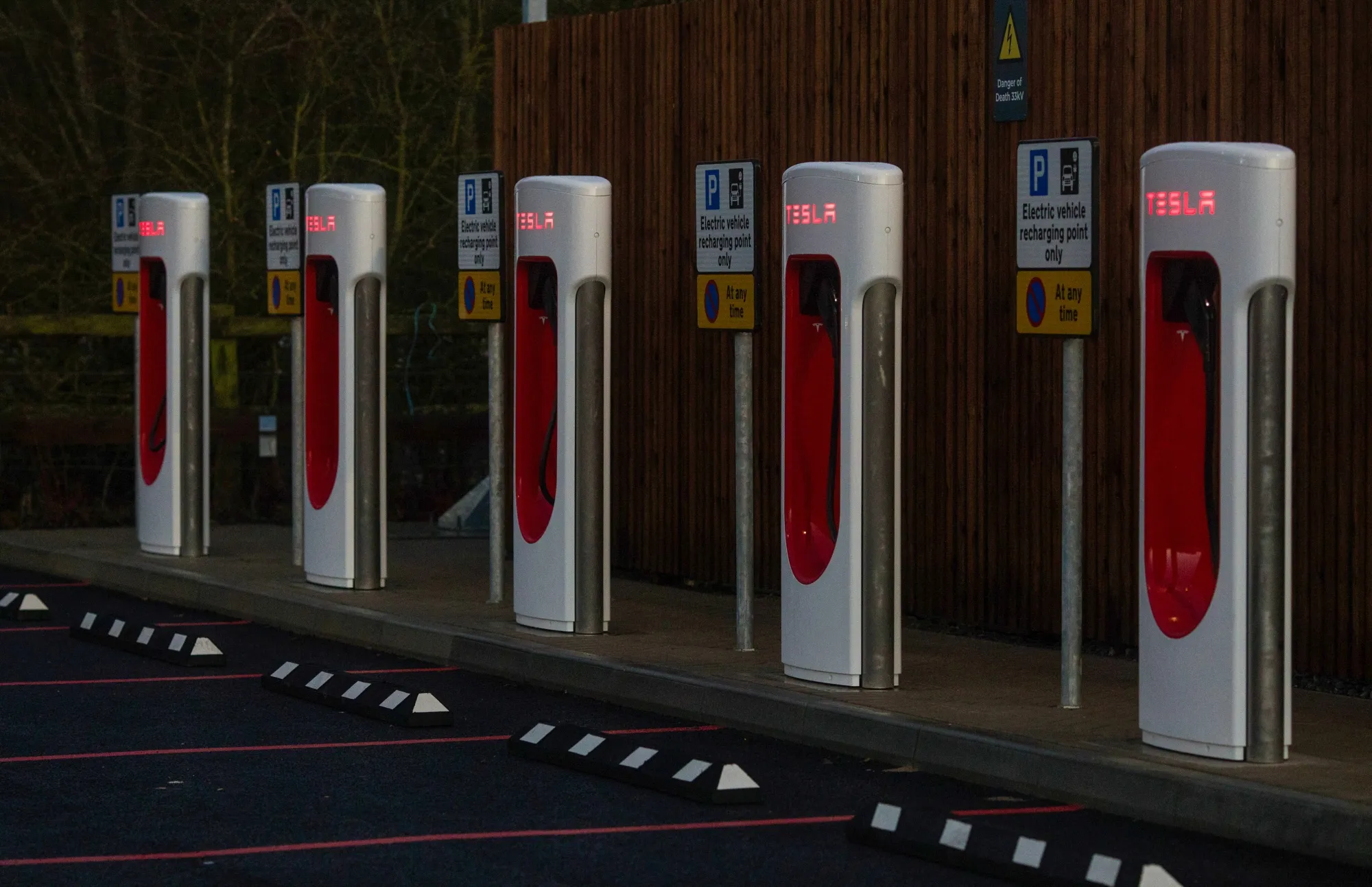 First Electric Only Car-Charging Station Opens in the U.K.