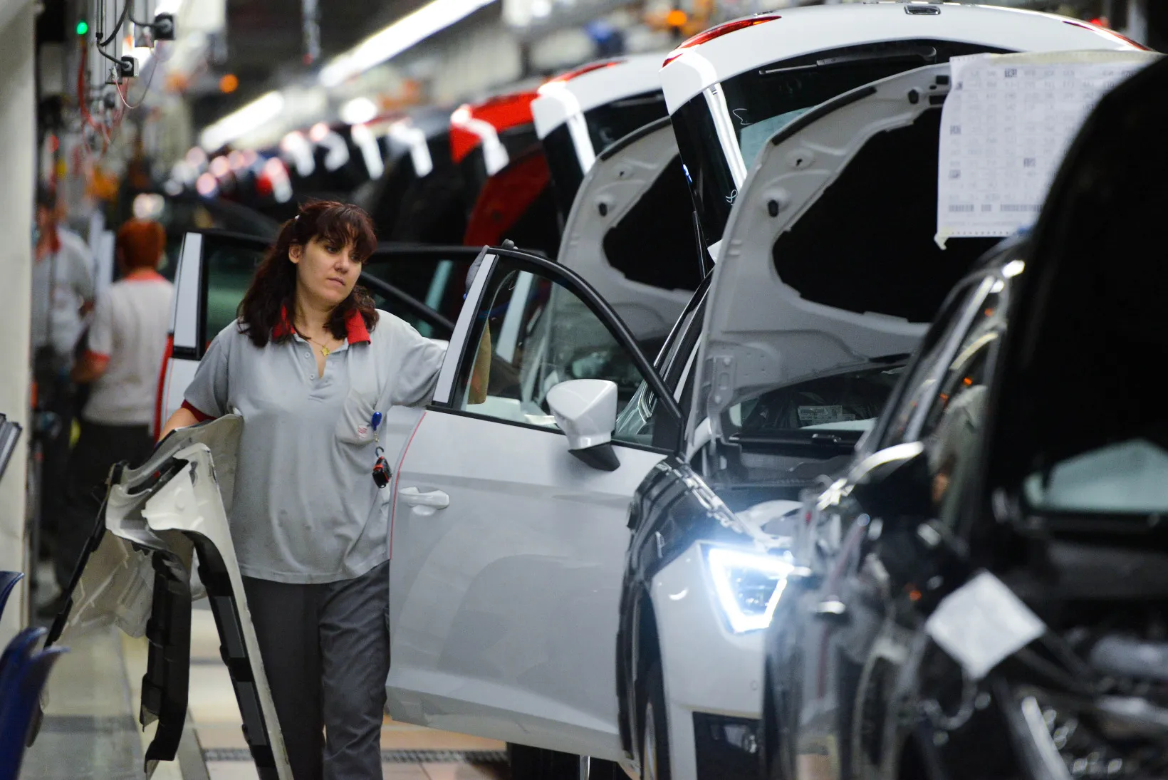 New Automobile Manufacture At Volkswagen AG's Spanish SEAT Unit