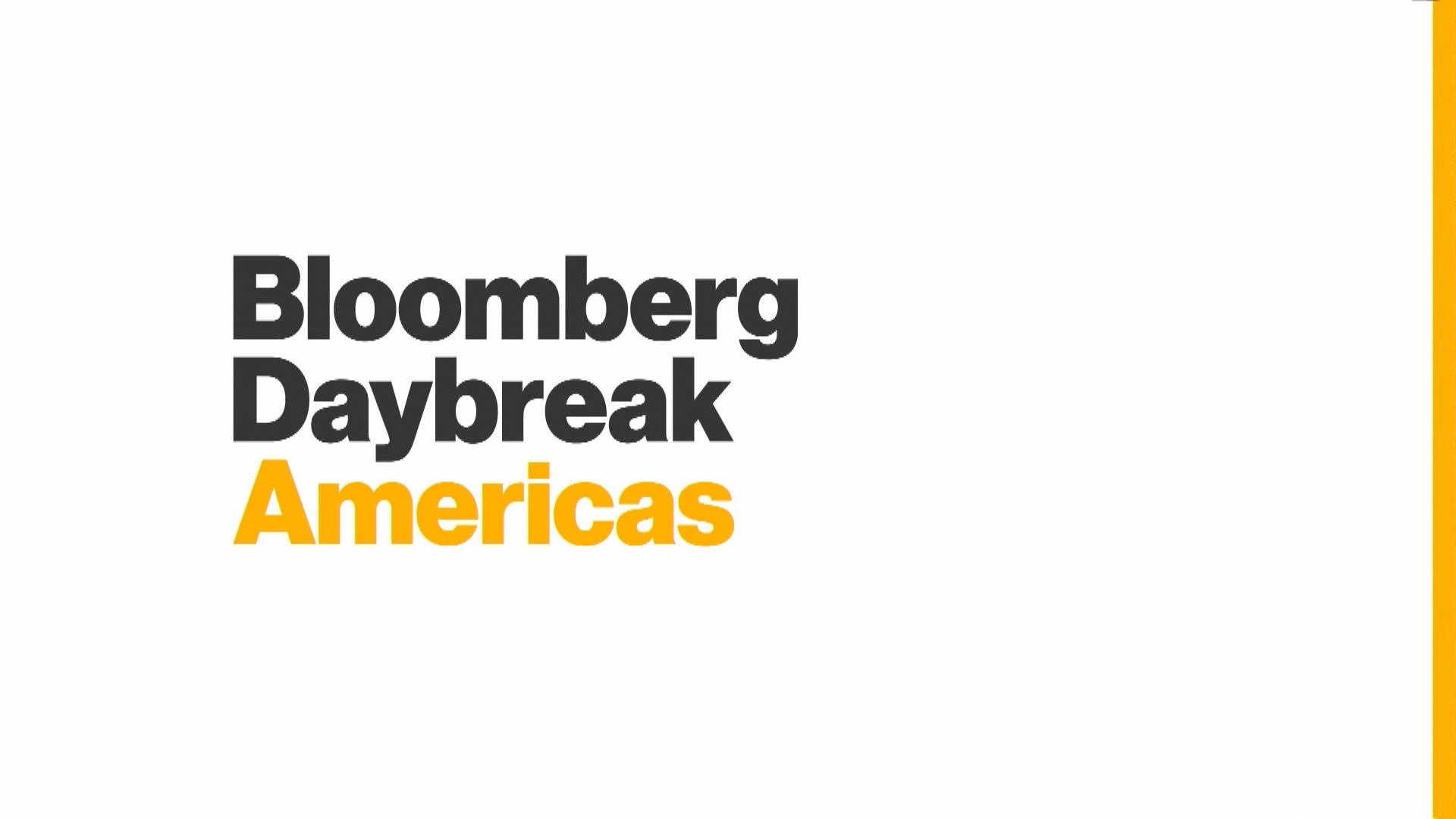 Watch 'Bloomberg Daybreak: Americas' Full Show (08/21/2019