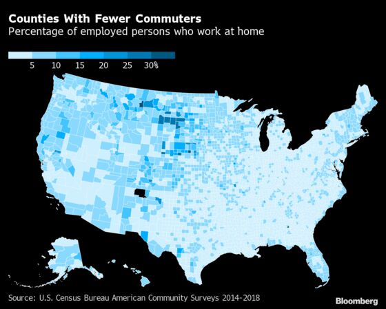 The Rise of Work-From-Home Towns