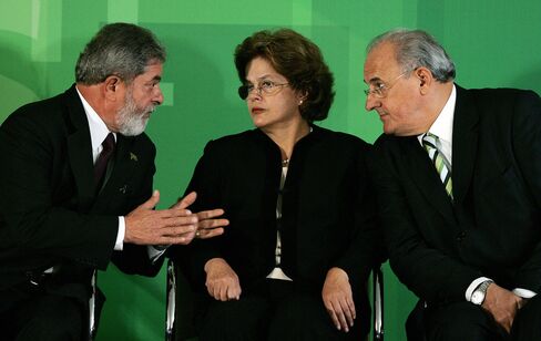 Lula, Rousseff and Jobim.