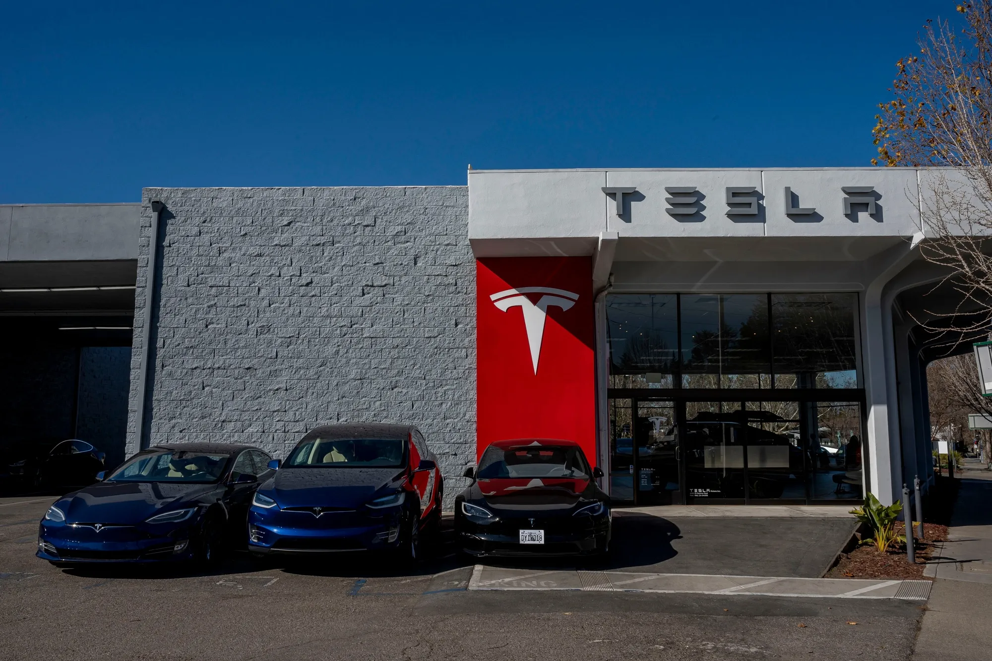 A Tesla store in Palo Alto, California.&nbsp;