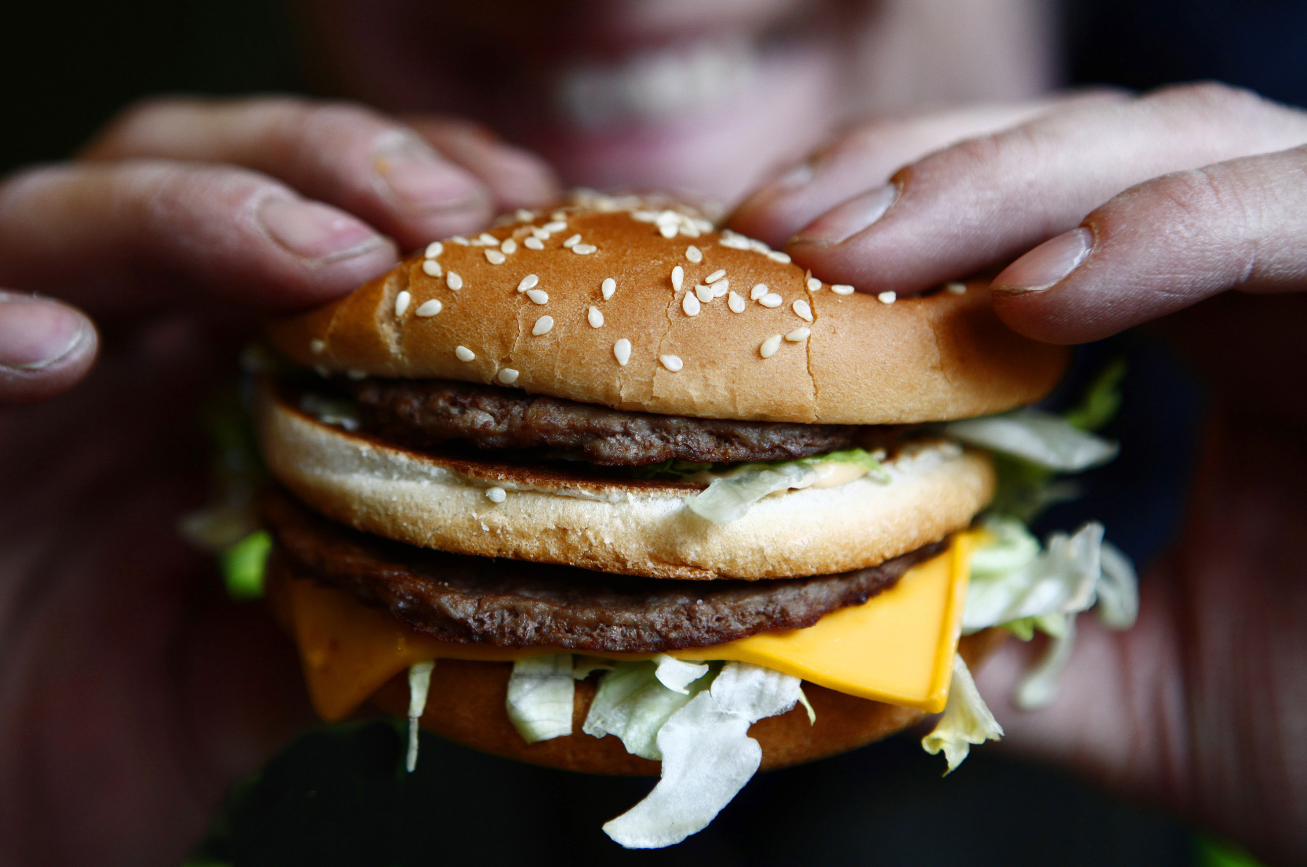 McDonald's Big Mac burger.