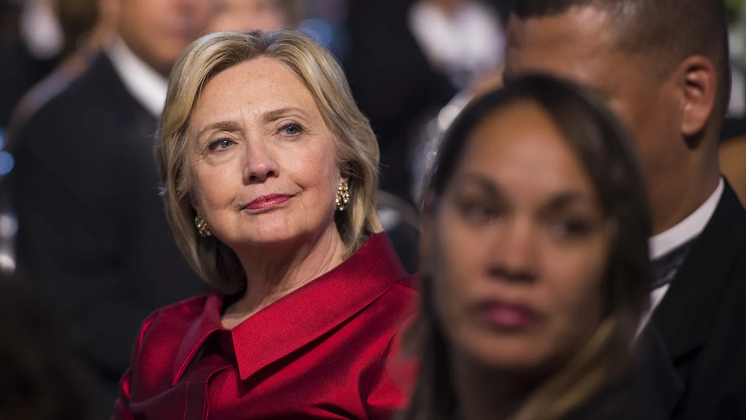 Former Secretary of State Hillary Clinton attends the Congressional Black Caucus Foundation's 45th Annual Legislative Conference in Washington on Sept. 19, 2015.

