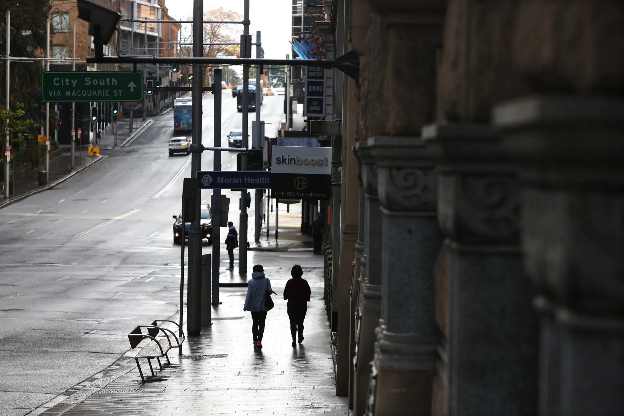 The central business district of Sydney on June 28.