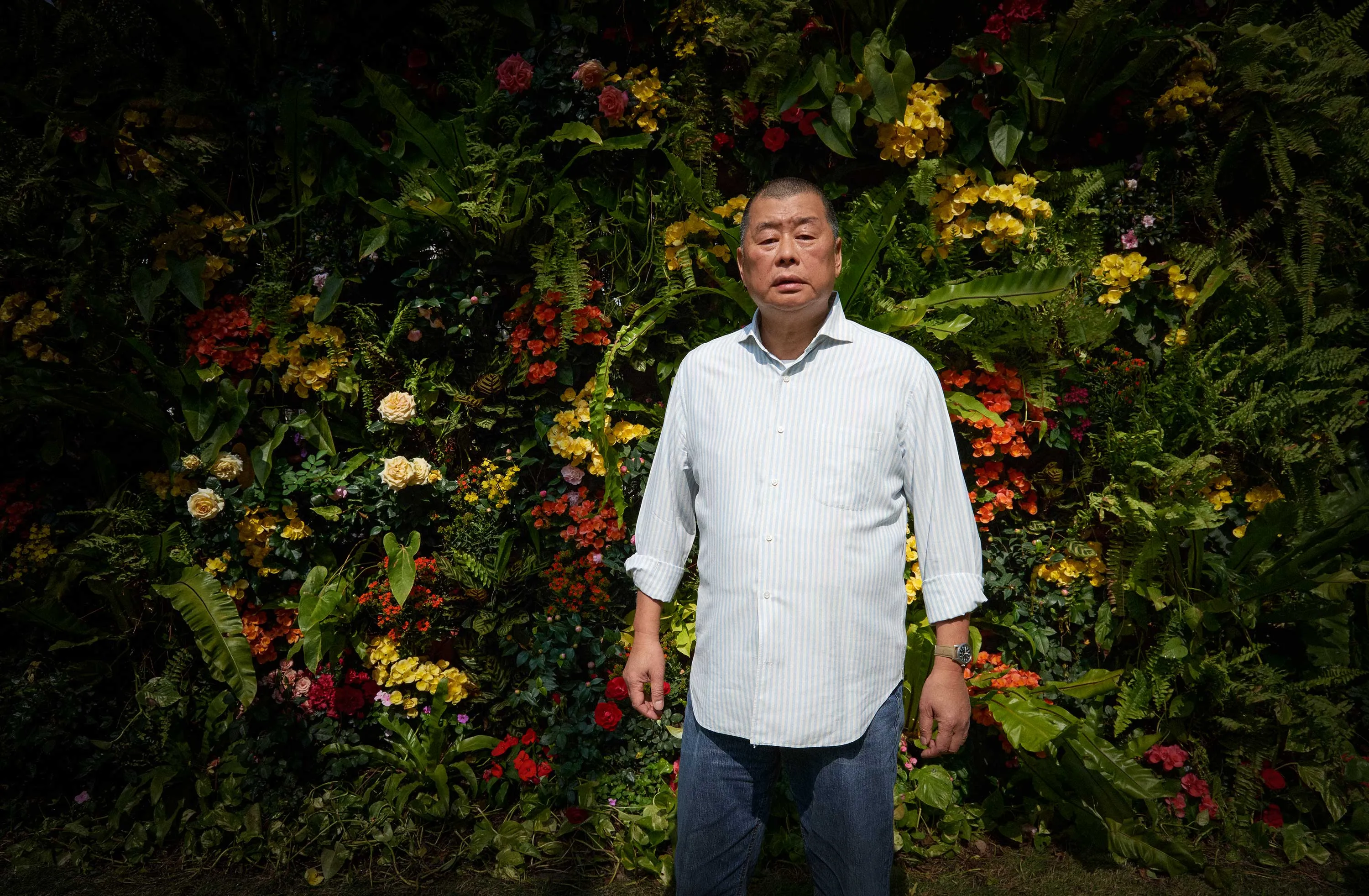Jimmy Lai, photographed in his Hong Kong home.
