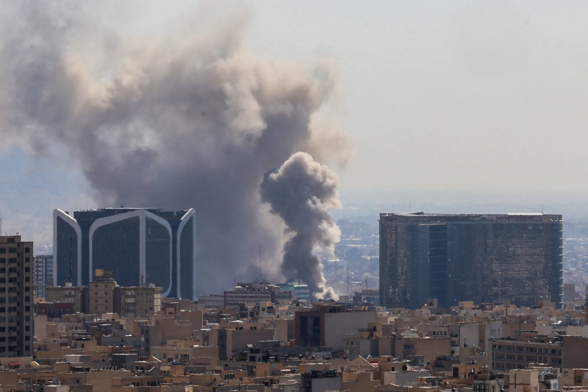 Explosions in Tehran on March 1.