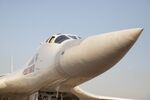 A Tupolev Tu-160 ‘Blackjack’ bomber aircraft, operated by the Russian Air Force.
