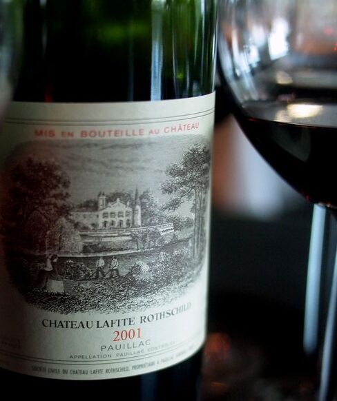 A bottle of Lafite
