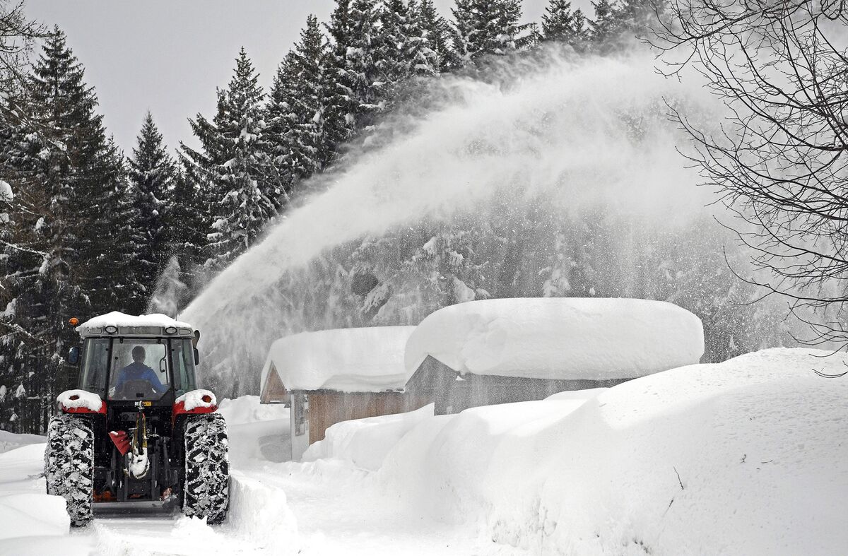 The Beast From The East Buries Europe In Snow More Forecast Bloomberg