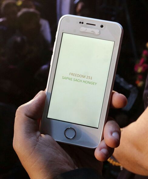 The 'Freedom 251' smartphone.
