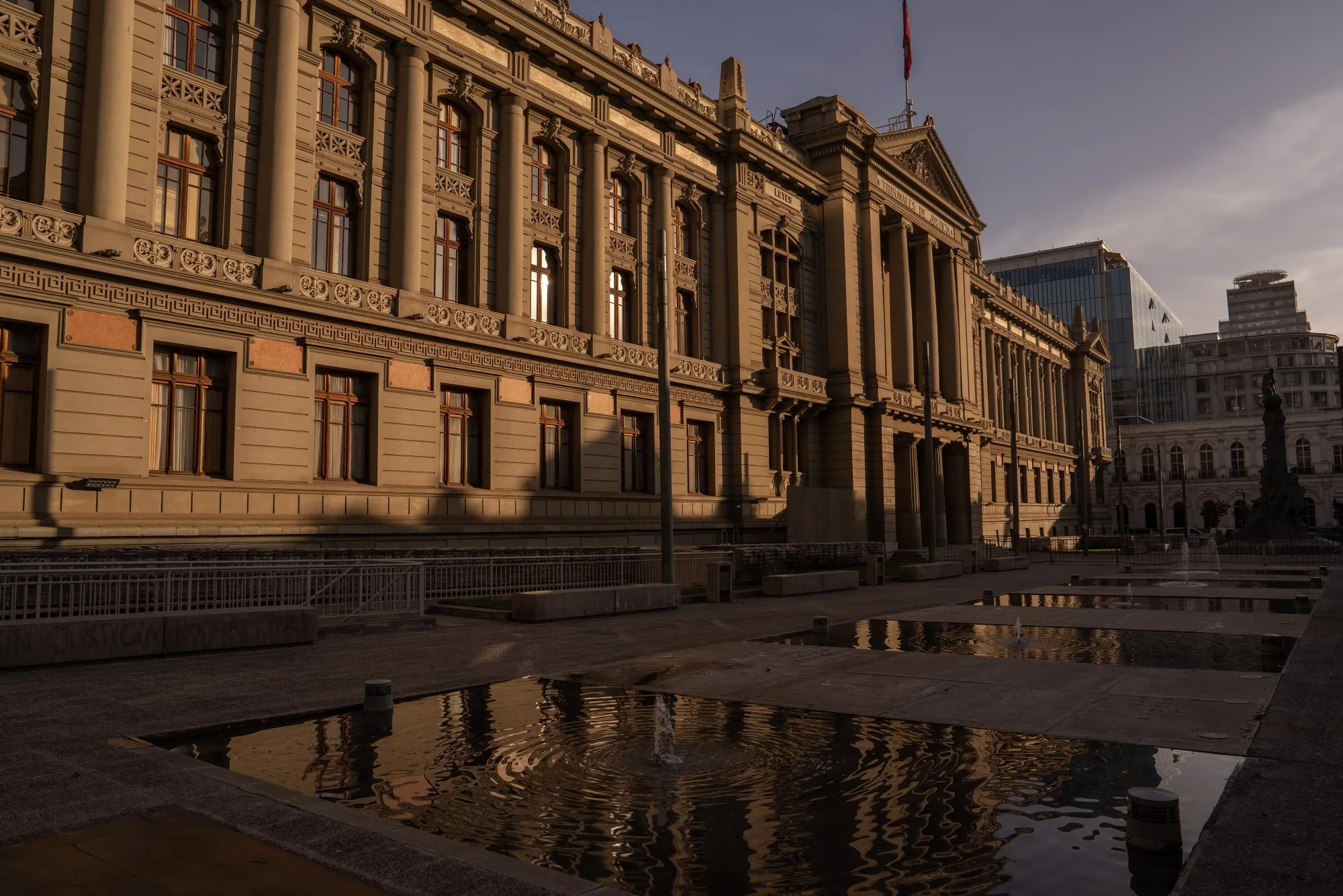 The Supreme Court building in Santiago, Chile
