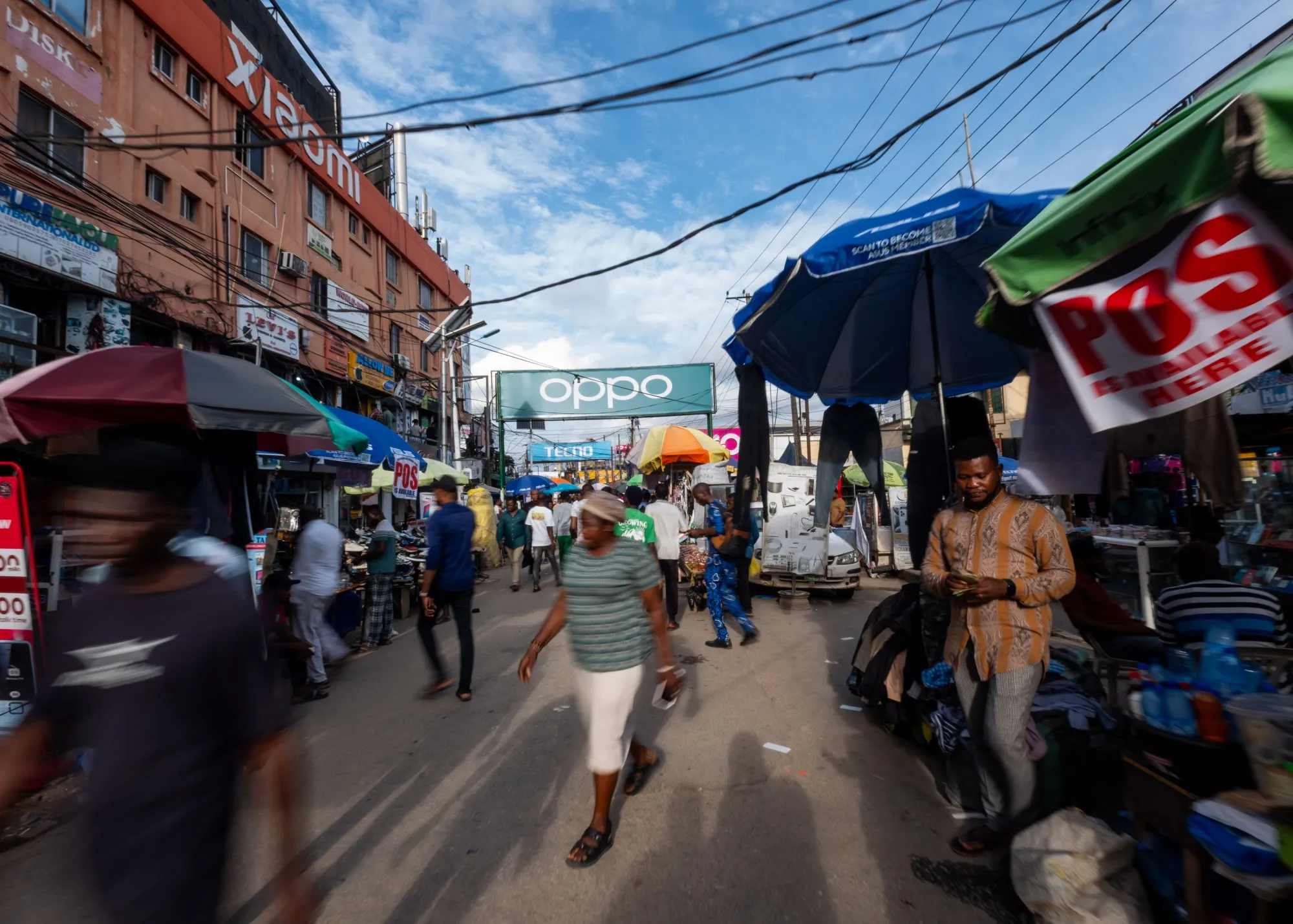 Downtown&nbsp;Lagos, Nigeria.